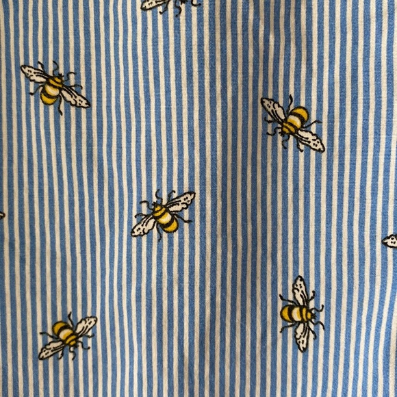 Express Bumblebee Striped Buttondown Top women’s Small - Picture 3 of 6